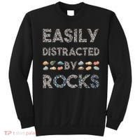 Geology Easily Distracted By Rocks Collector Geologist Hound Sweatshirt thumb 0