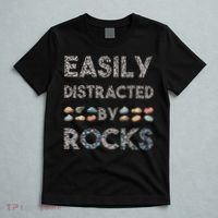Geology Easily Distracted By Rocks Collector Geologist Hound T-Shirt thumb 5