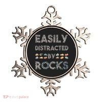 Geology Easily Distracted By Rocks Collector Geologist Hound Ornament thumb 0
