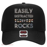 Geology Easily Distracted By Rocks Collector Geologist Hound Hat thumb 0