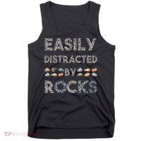Geology Easily Distracted By Rocks Collector Geologist Hound Tank Top thumb 0