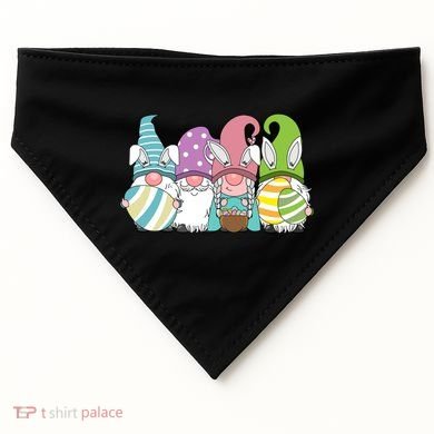 Gnome Easter Egg Hunt USA-Made Doggie Bandana