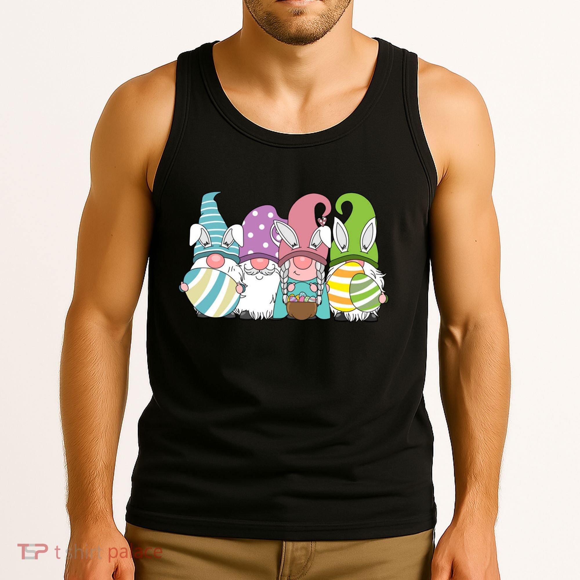 Gnome Easter Egg Hunt Tank Top
