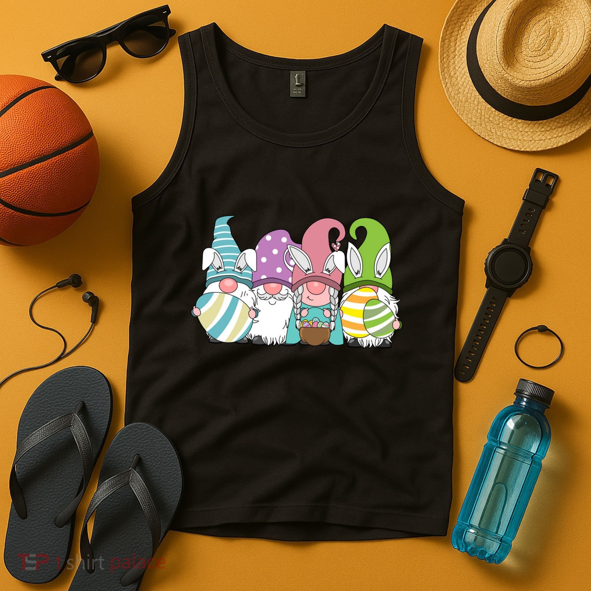 Gnome Easter Egg Hunt Tank Top