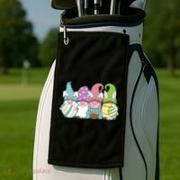 Gnome Easter Egg Hunt Golf Towel thumb 2