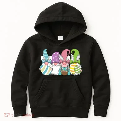 Gnome Easter Egg Hunt Kids Hoodie