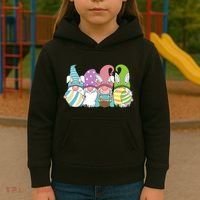 Gnome Easter Egg Hunt Kids Hoodie thumb 3