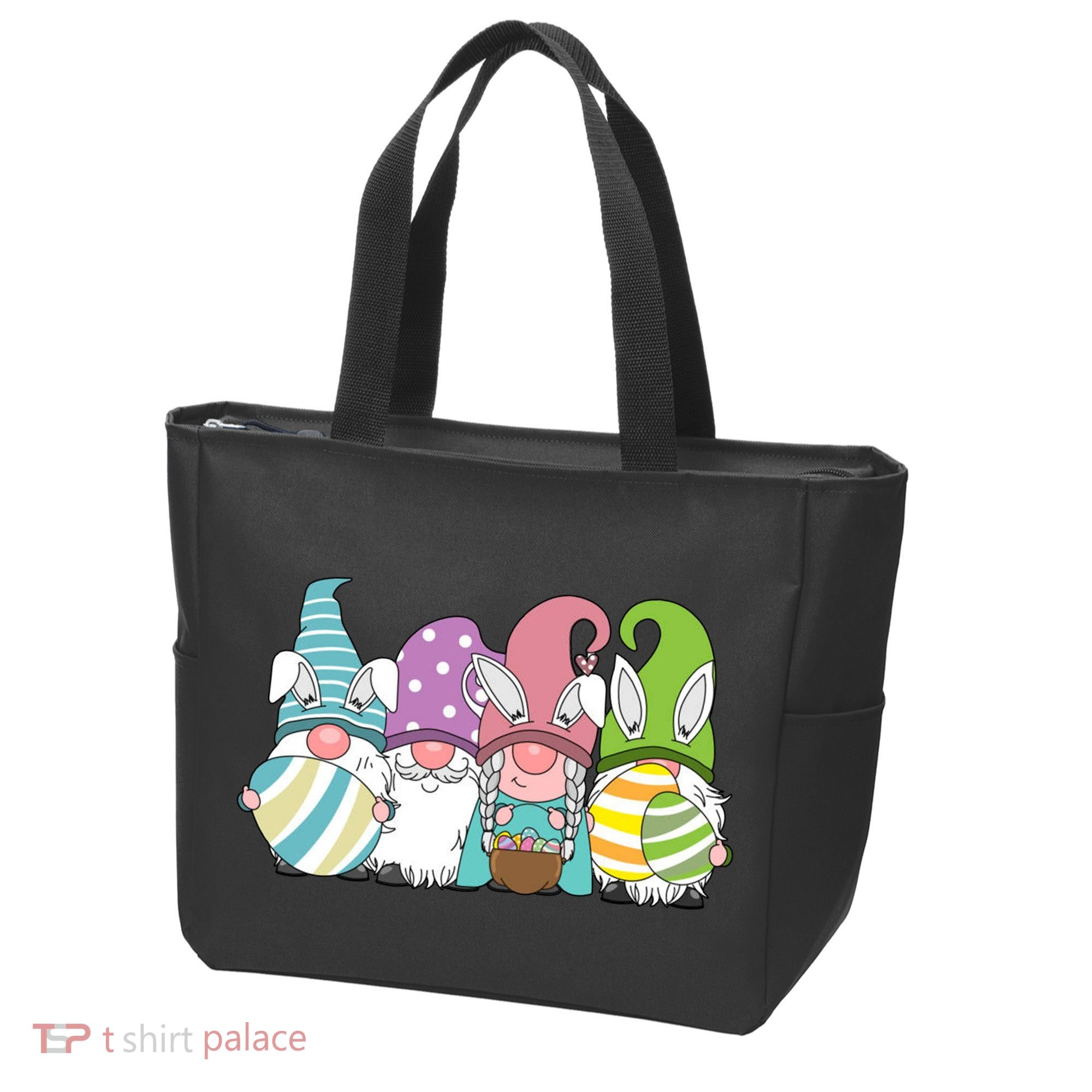 Gnome Easter Egg Hunt Tote Bag