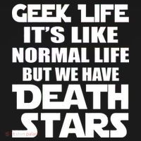 Geek Life Is Normal But We Have Death Stars Bucket Hat thumb 4