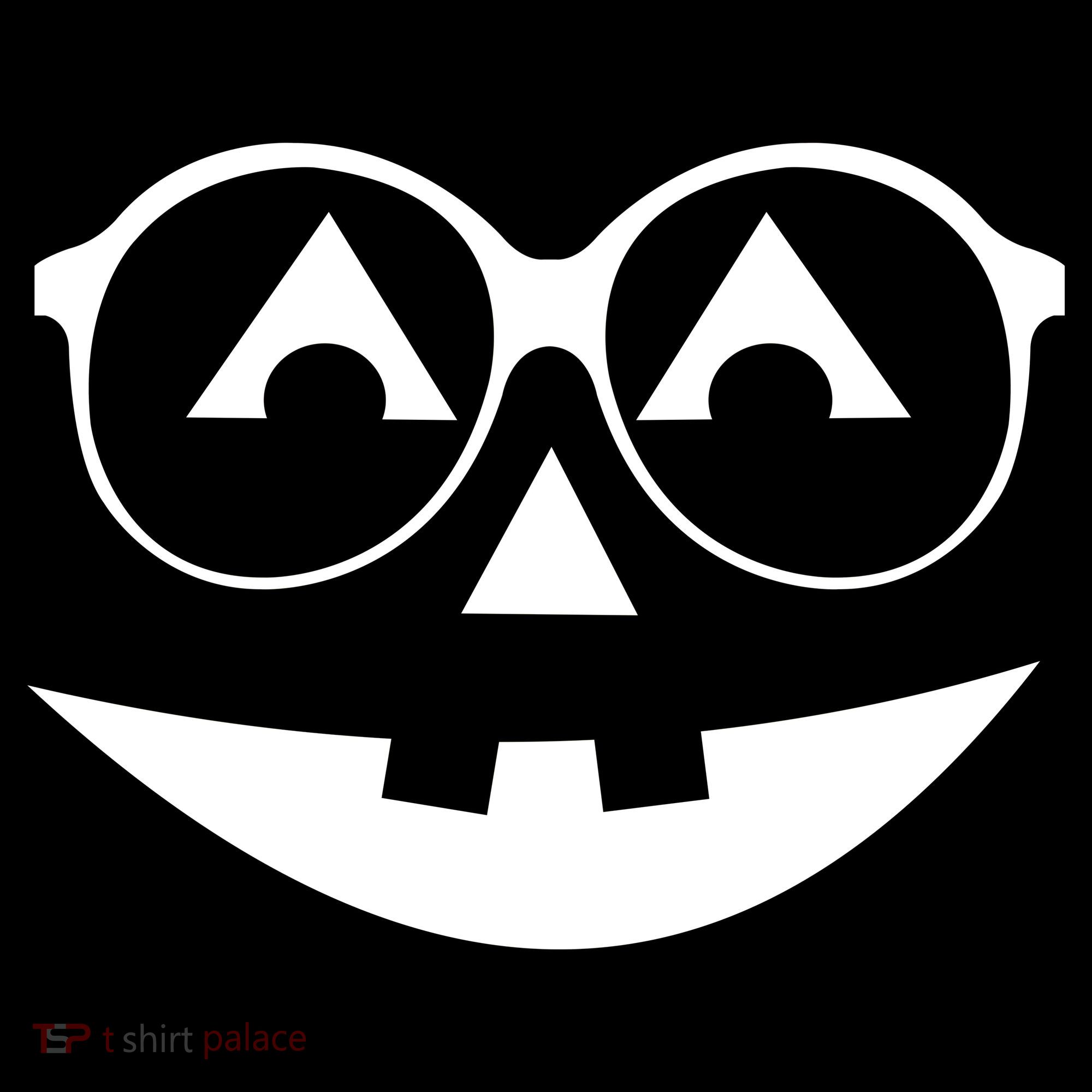 Geeky Pumpkin Jack O Lantern Doggie Tank