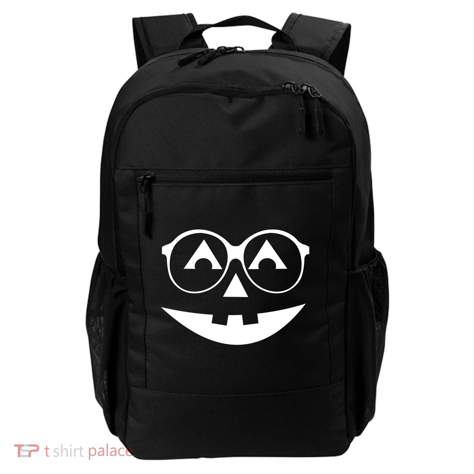 Geeky Pumpkin Jack O Lantern Backpack