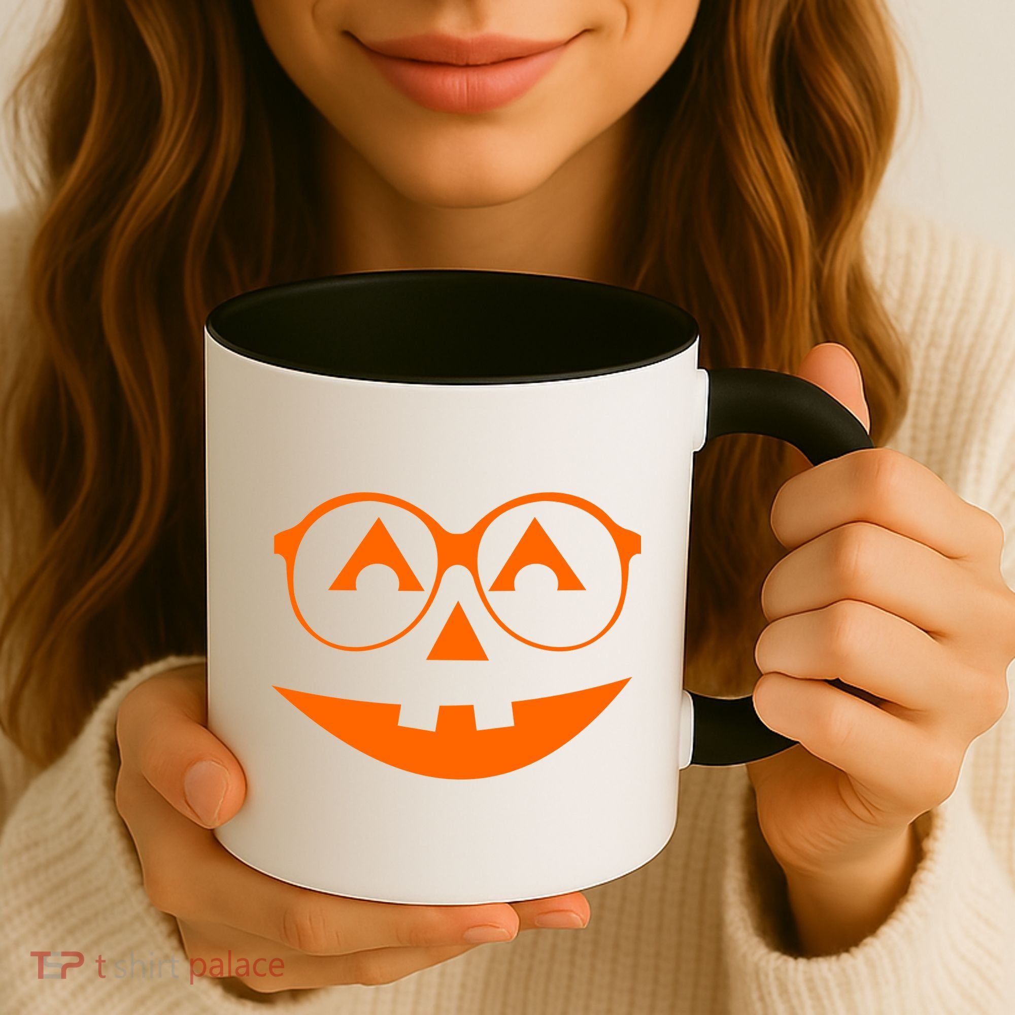 Geeky Pumpkin Jack O Lantern Coffee Mug