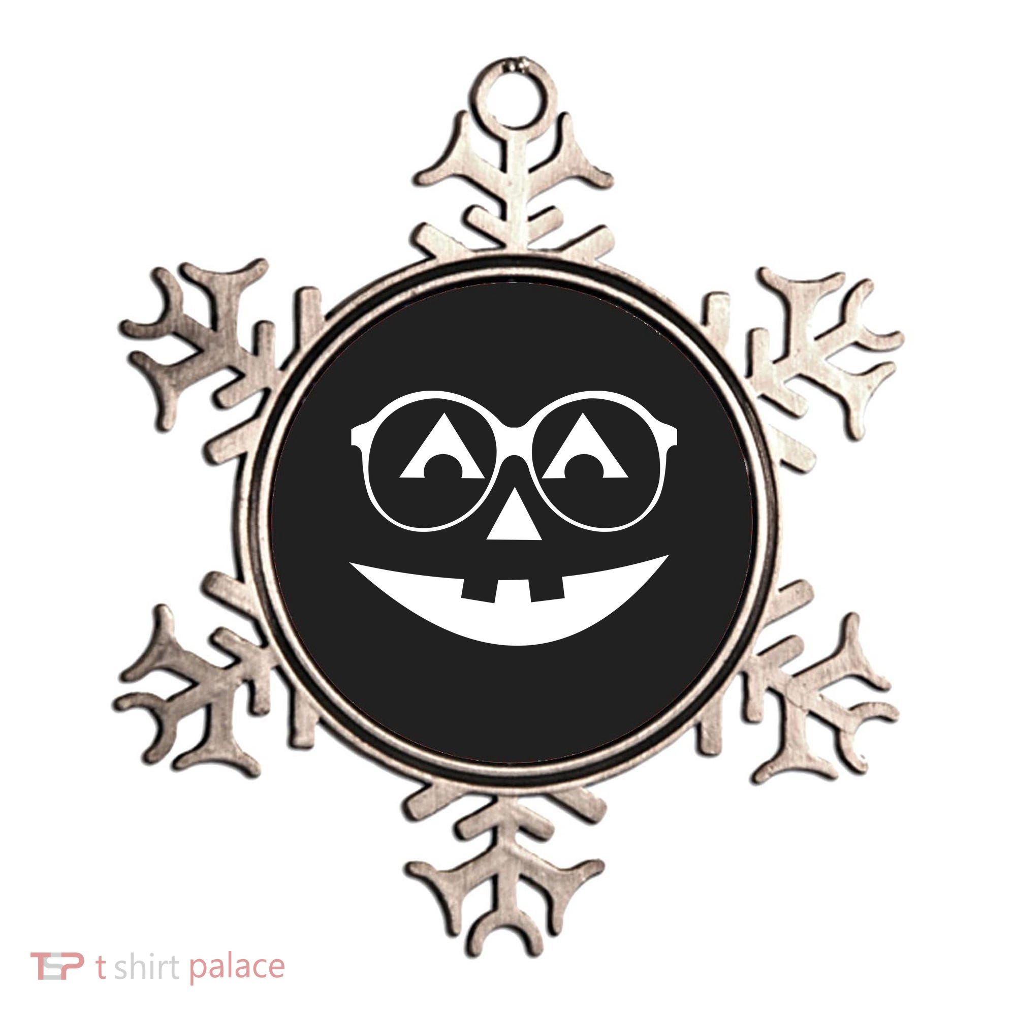 Geeky Pumpkin Jack O Lantern Ornament