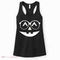 Geeky Pumpkin Jack O Lantern Women's Tank Top thumb 0