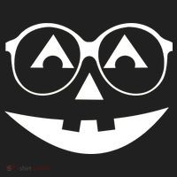 Geeky Pumpkin Jack O Lantern Golf Towel thumb 3