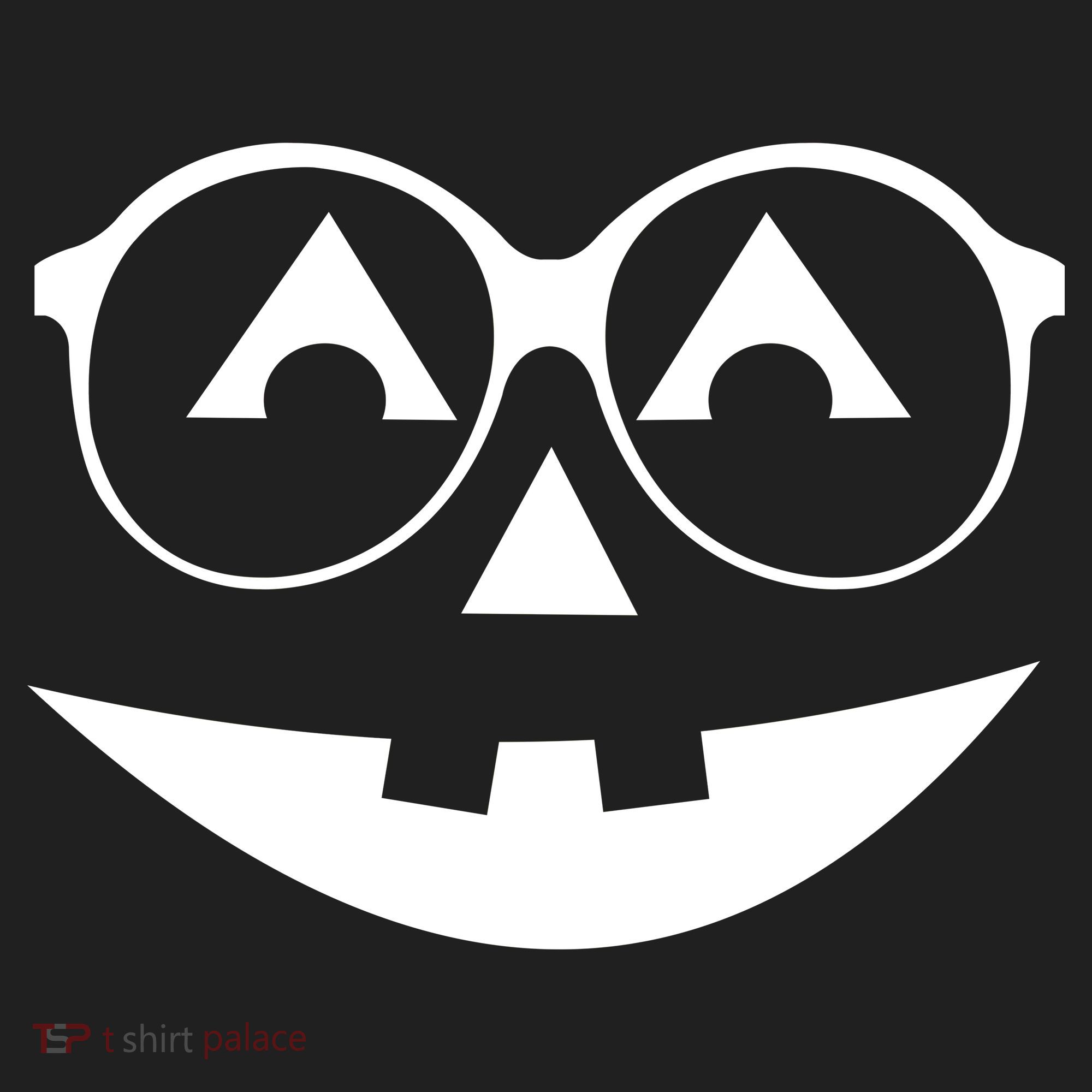 Geeky Pumpkin Jack O Lantern Golf Towel