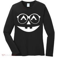 Geeky Pumpkin Jack O Lantern Women's Long Sleeve Shirt thumb 0