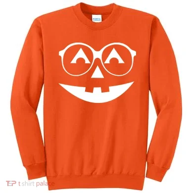 Geeky Pumpkin Jack O Lantern Sweatshirt