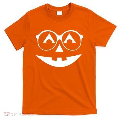 Geeky Pumpkin Jack O Lantern T-Shirt
