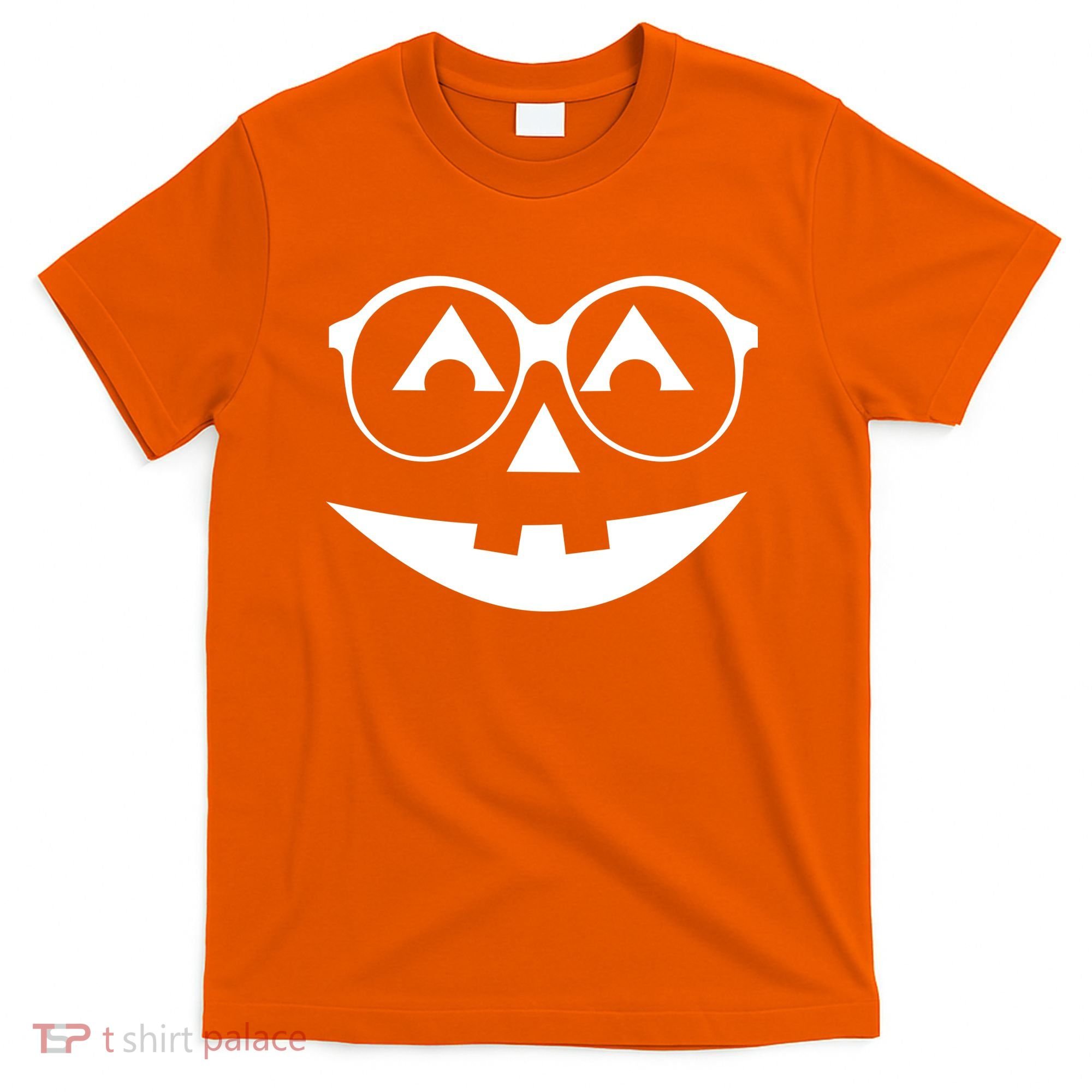 Geeky Pumpkin Jack O Lantern T-Shirt