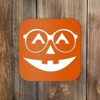 Geeky Pumpkin Jack O Lantern Coaster thumb 0