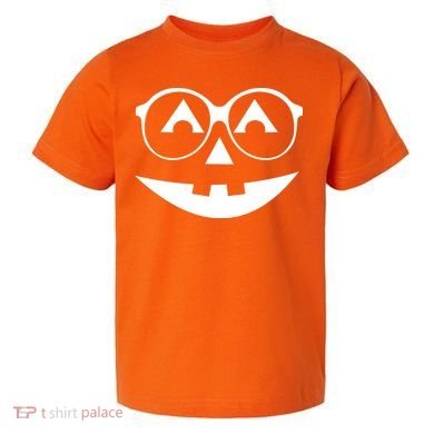Geeky Pumpkin Jack O Lantern Toddler T-Shirt