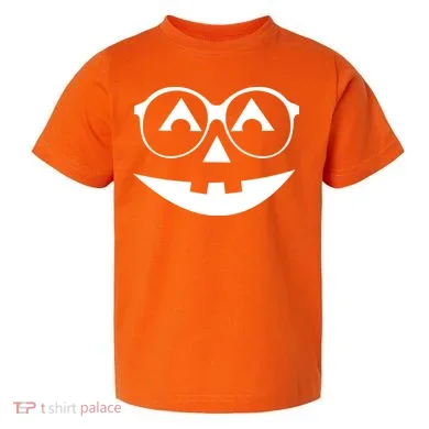 Geeky Pumpkin Jack O Lantern Toddler T-Shirt