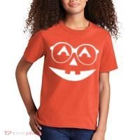Geeky Pumpkin Jack O Lantern Kids T-Shirt thumb 2