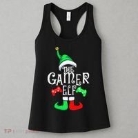 Gamer ELF Family Matching Christmas Xmas Gaming Gifts Women's Tank Top thumb 3