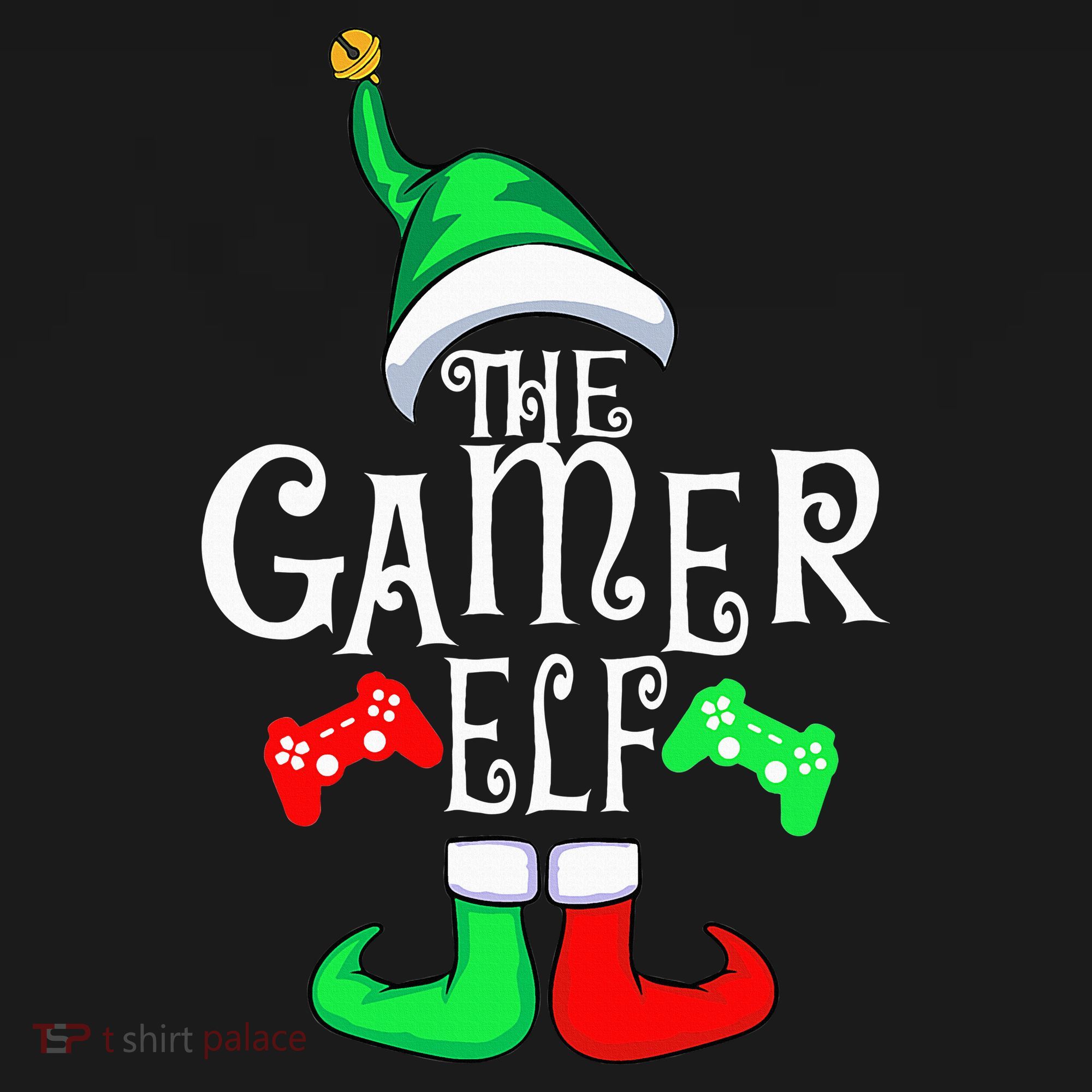 Gamer ELF Family Matching Christmas Xmas Gaming Gifts Women's Tank Top