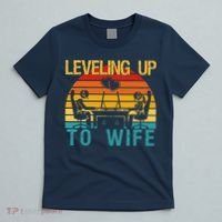Gamer Engagement Future Mr & Mrs Leveling Up To Wife T-Shirt thumb 5