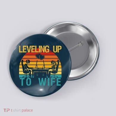 Gamer Engagement Future Mr & Mrs Leveling Up To Wife Button