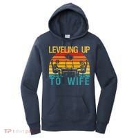 Gamer Engagement Future Mr & Mrs Leveling Up To Wife Women's Hoodie thumb 0