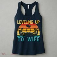 Gamer Engagement Future Mr & Mrs Leveling Up To Wife Women's Tank Top thumb 3