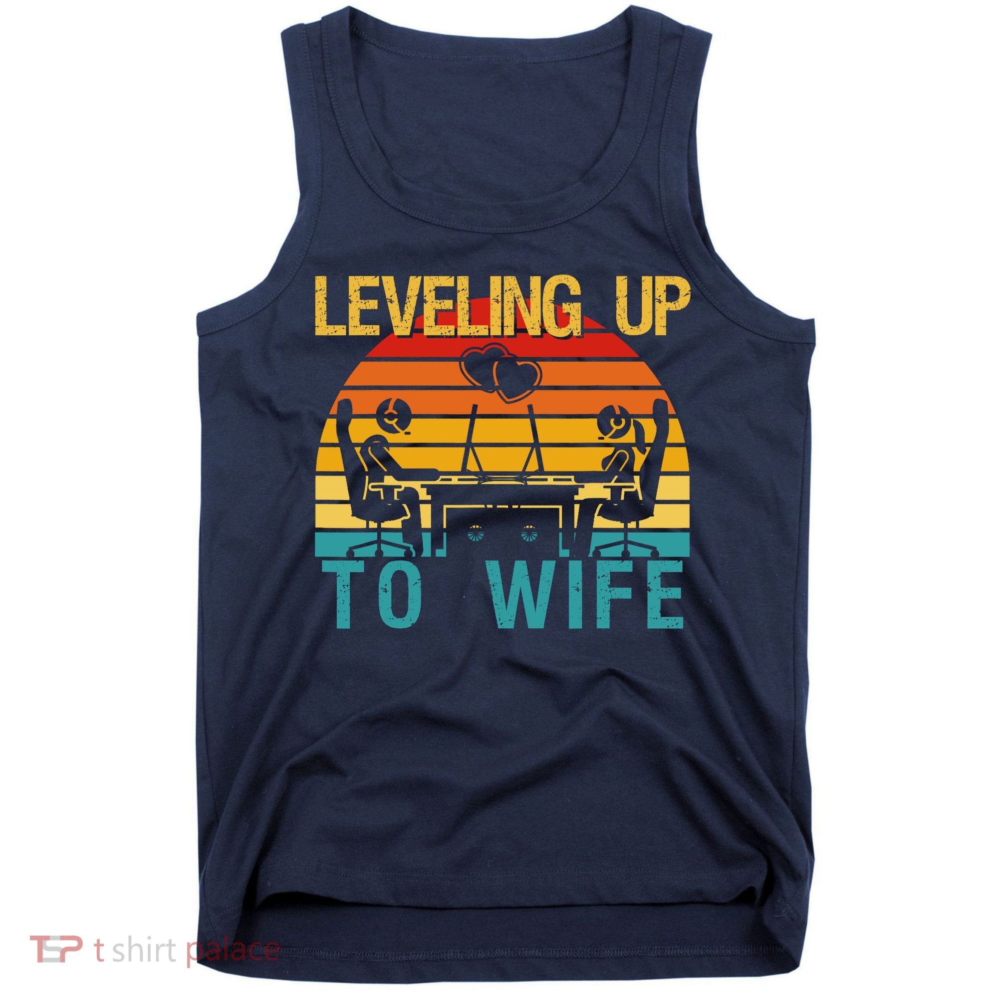 Gamer Engagement Future Mr & Mrs Leveling Up To Wife Tank Top
