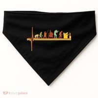 Gaming Evolution Funny Retro Video Game Console Gamer USA-Made Doggie Bandana thumb 0