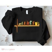 Gaming Evolution Funny Retro Video Game Console Gamer Sweatshirt thumb 2