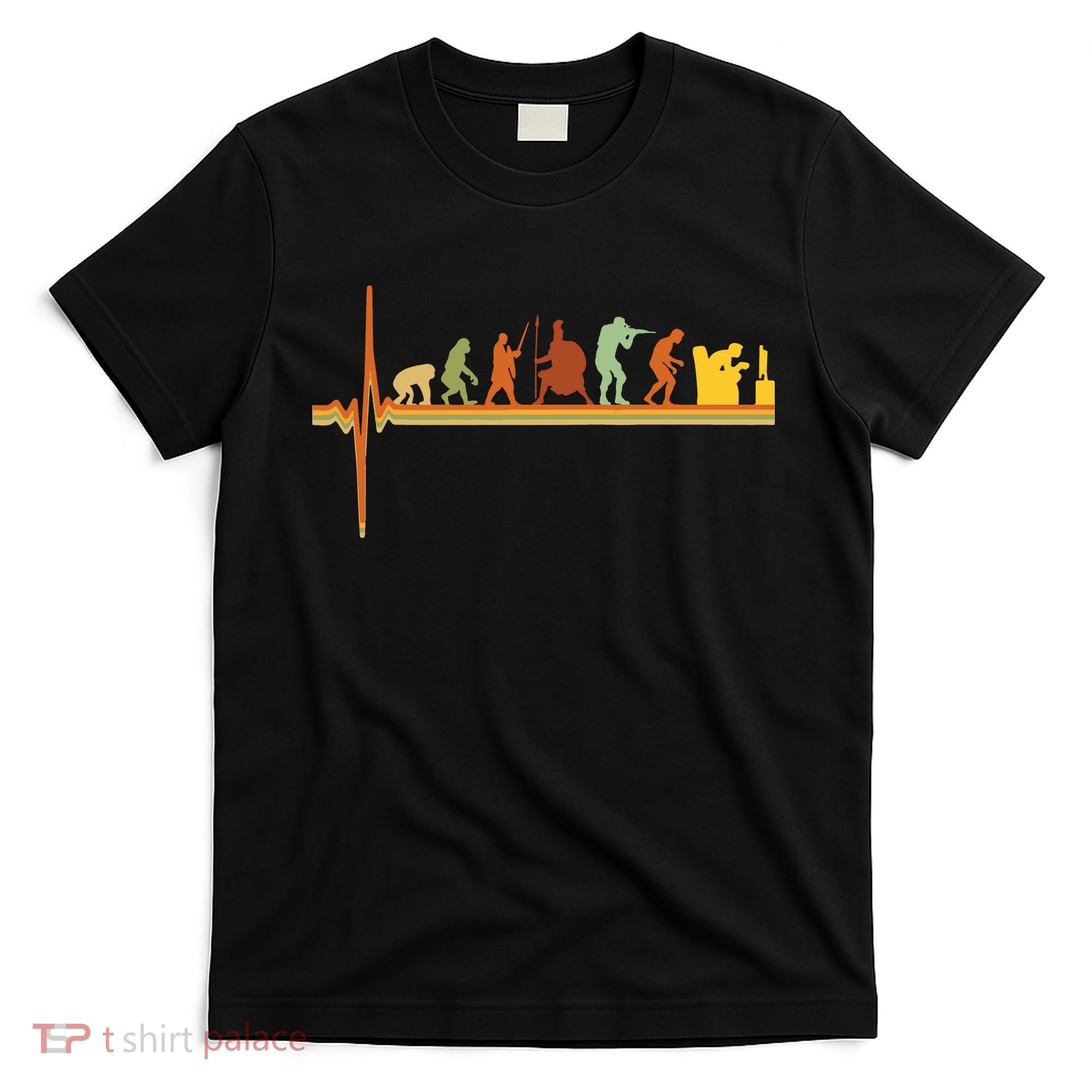 Gaming Evolution Funny Retro Video Game Console Gamer T-Shirt