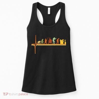 Gaming Evolution Funny Retro Video Game Console Gamer Women's Tank Top