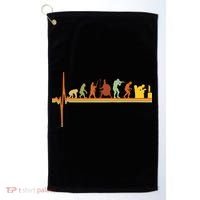 Gaming Evolution Funny Retro Video Game Console Gamer Golf Towel thumb 0