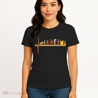 Gaming Evolution Funny Retro Video Game Console Gamer Women's T-Shirt thumb 4