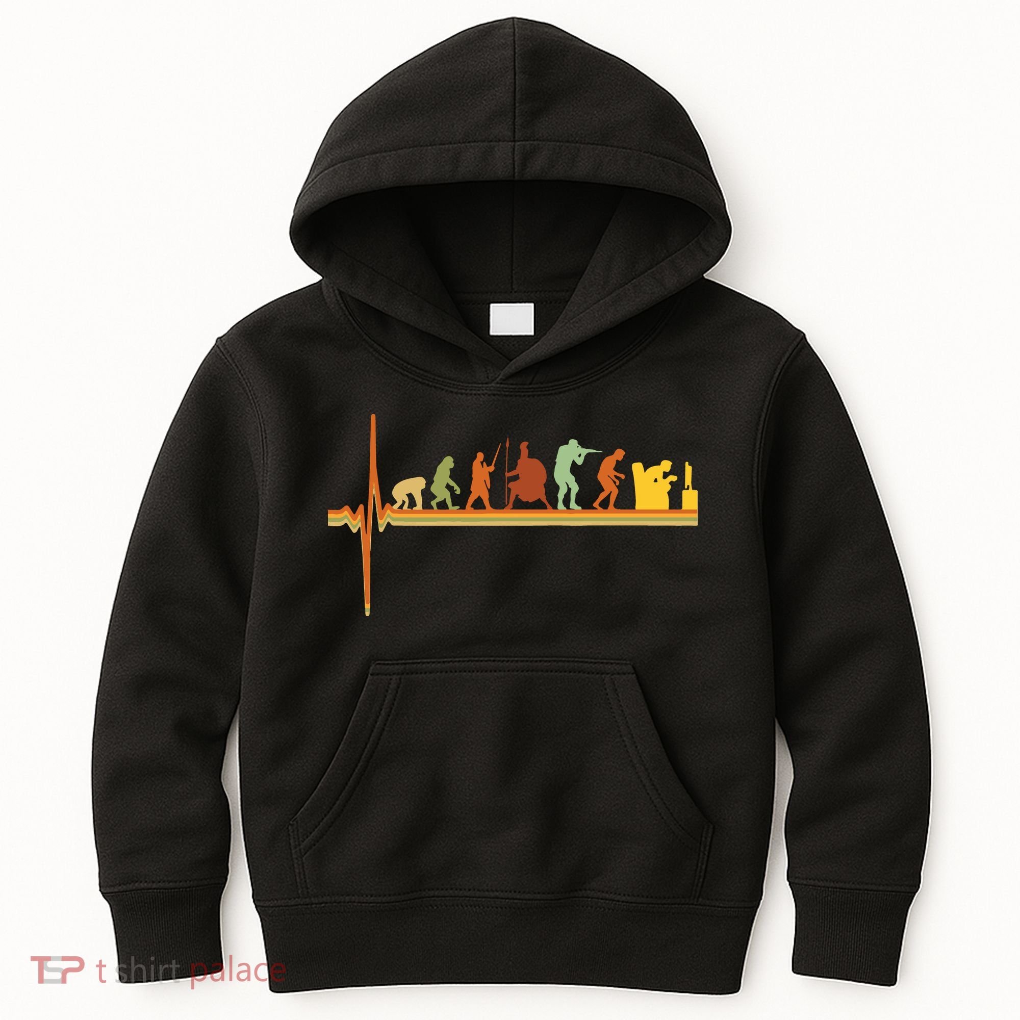 Gaming Evolution Funny Retro Video Game Console Gamer Kids Hoodie