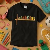 Gaming Evolution Funny Retro Video Game Console Gamer Kids T-Shirt thumb 3