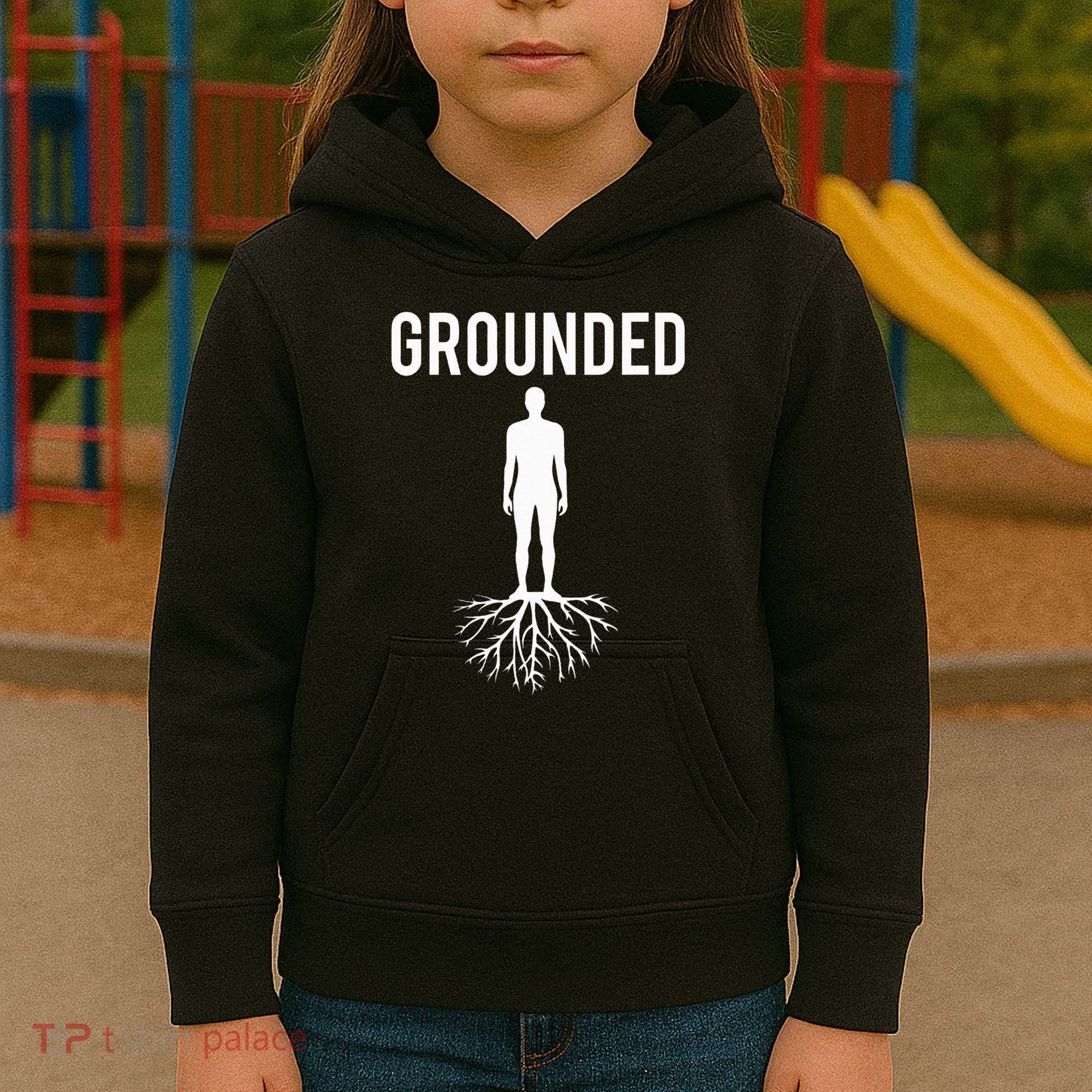 Grounded Earthing Kids Hoodie