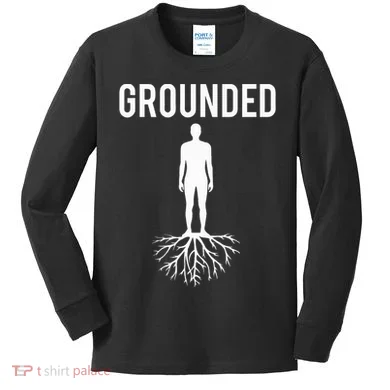 Grounded Earthing Kids Long Sleeve Shirt