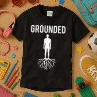 Grounded Earthing Kids T-Shirt thumb 3