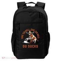 Give Em Hell Give Em Hell Ou Sucks Backpack thumb 0