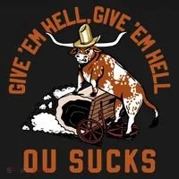 Give Em Hell Give Em Hell Ou Sucks Women's Hoodie thumb 2
