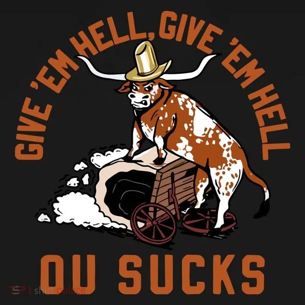 Give Em Hell Give Em Hell Ou Sucks Women's Hoodie