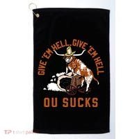 Give Em Hell Give Em Hell Ou Sucks Golf Towel thumb 0